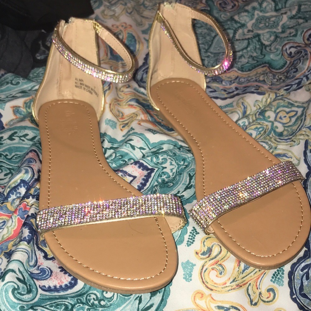 Glitter sandals